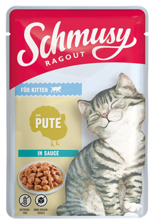 Schmusy Ragout Kitten - mit Pute in Sauce 100g