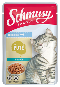 Ragout - Kitten - mit Pute in Sauce - Frischebeutel - 100g