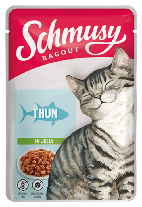 Schmusy Ragout Thunfisch in Jelly 100g