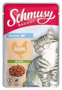 Ragout - Kitten - mit Huhn in Jelly - Frischebeutel - 100g