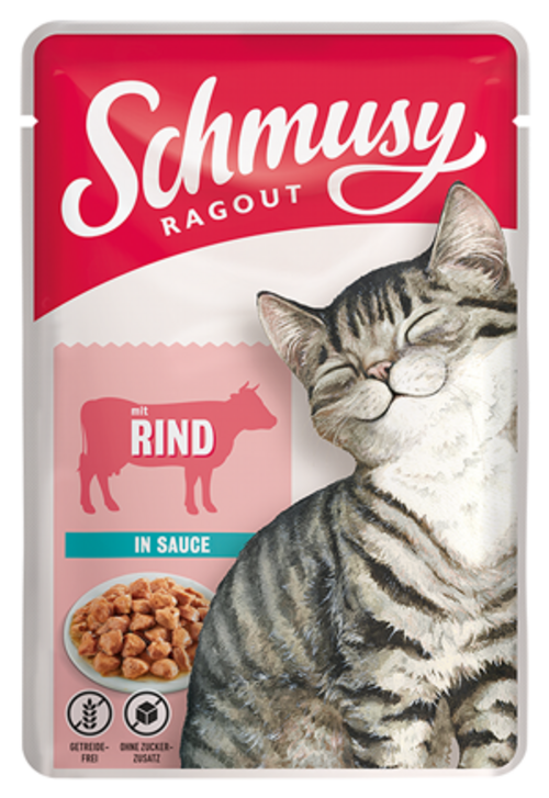 Schmusy Ragout Rind in Sauce 100g