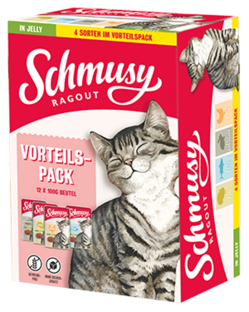 Schmusy Ragout in Jelly Vorteilspack 12x100g