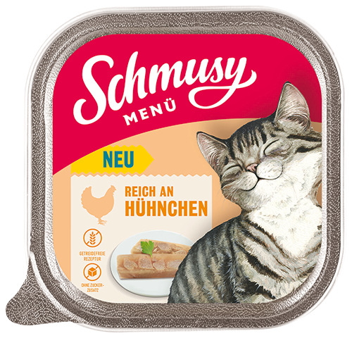 Schmusy Menü Hühnchen 100g