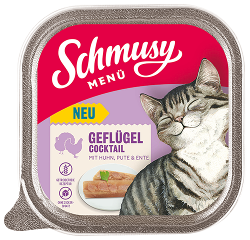Schmusy Menü Geflügel Cocktail 100g