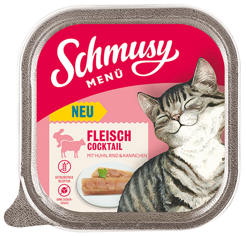 Schmusy Menü Fleisch Cocktail 100g