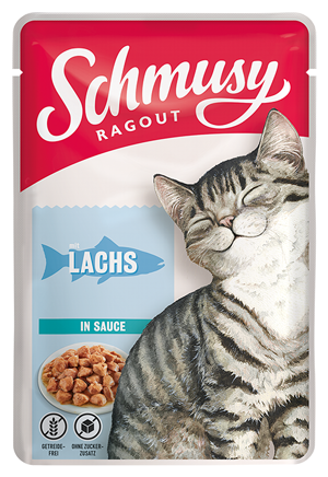Schmusy Ragout Lachs in Sauce 100g